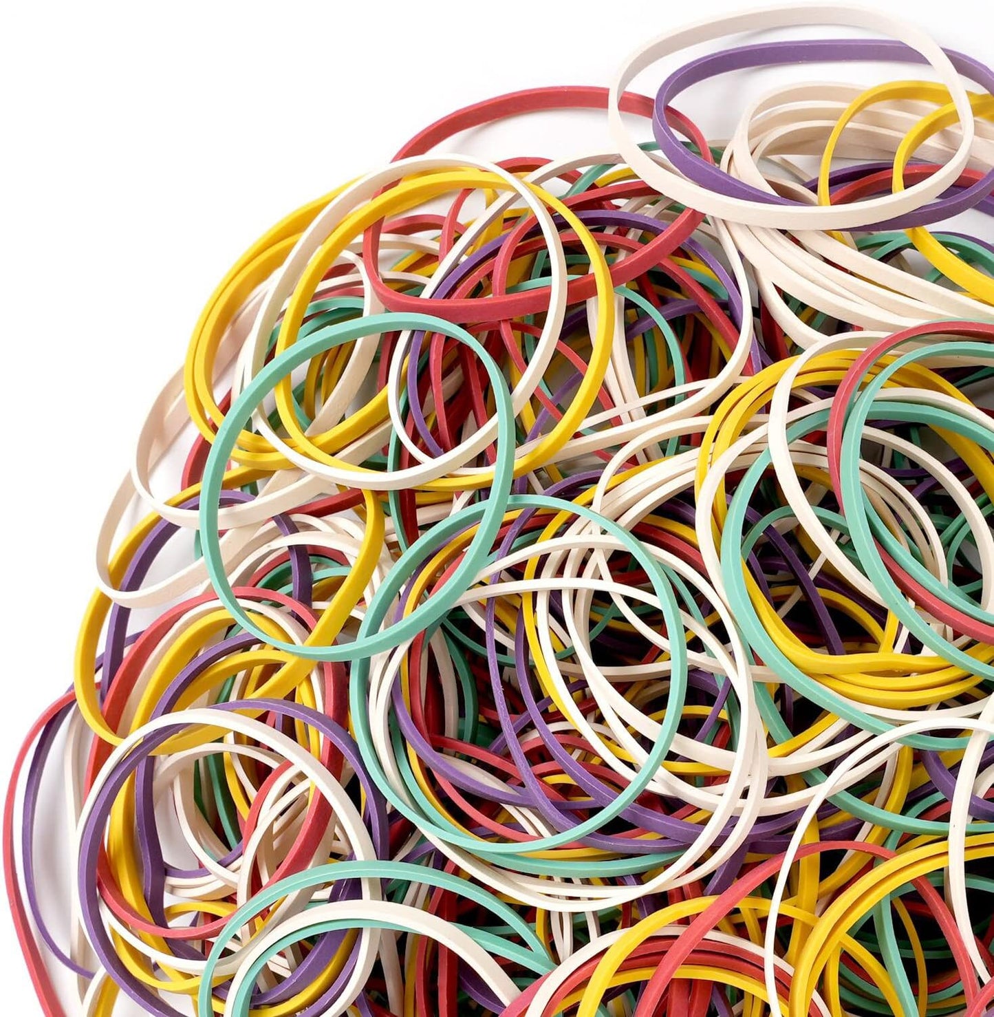 AMUU Rubber Bands #33 colors rubber band About 200pcs size 33 rubber Bands for Office School Home Strong Elastic Band 5 colors Loop Office Supplies