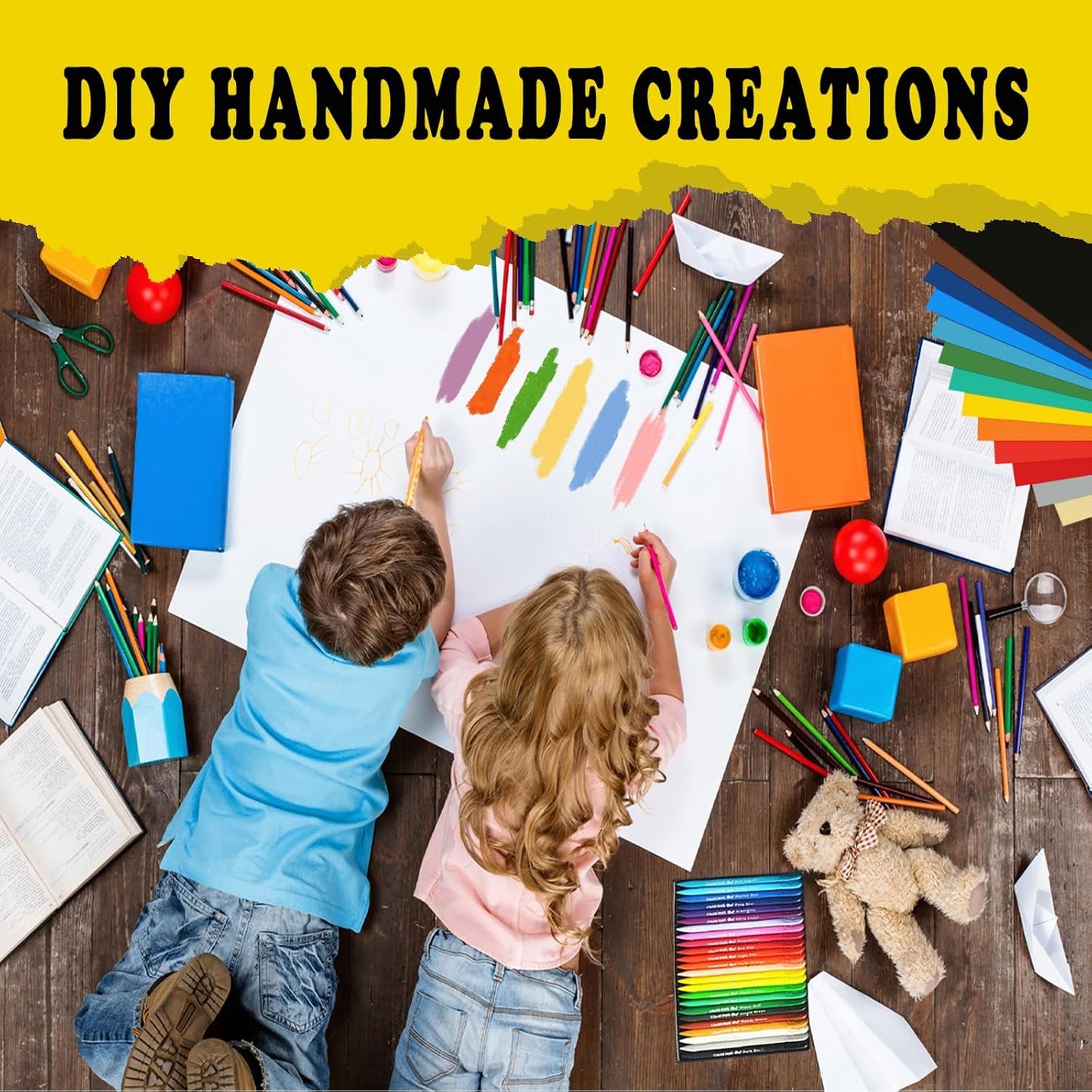 4 Pcs Small Trifold Poster Board, 21.7" x 14.2" Presentation Board, with Double Sided Tapes and Cardboard, White Corrugated Project Boards/Display Board for School Project/Science Fair Display Boards