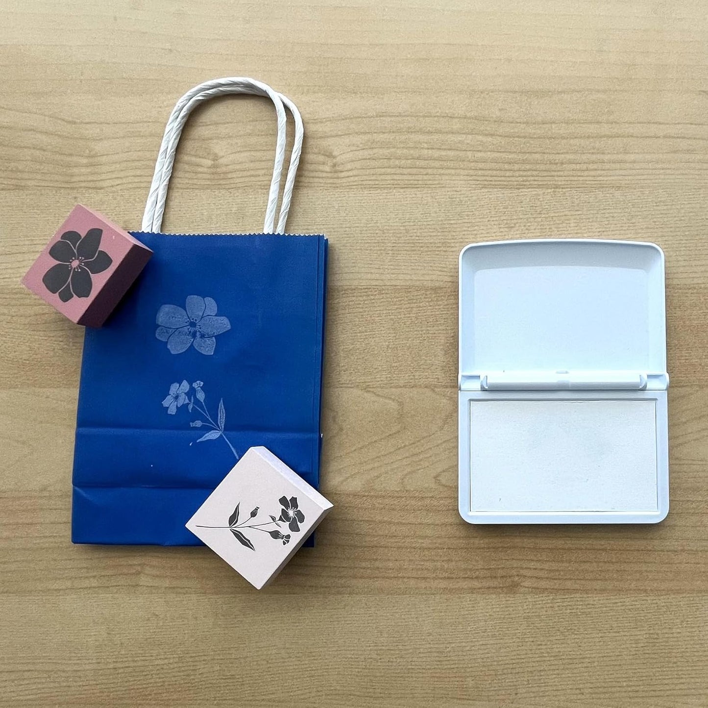 COLOP Make Series, Ink Stamp Pads, with Non-Toxic Premium Ink, Water-Based Acid-Free (Frozen White, Make 2-2-3/4" x 4-1/4")