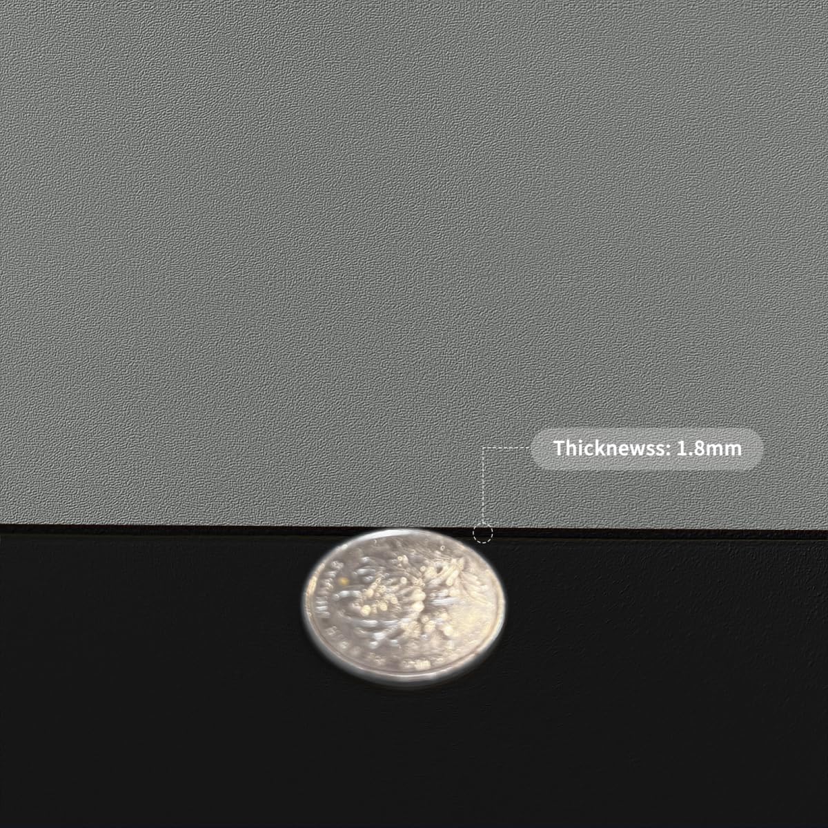 Dining Table Cover for Dining Room Table - Can Be Used On Both Sides Waterproof and Easy to Clean Good Flatness Used for Dining Table(Black+Gray 44x60)