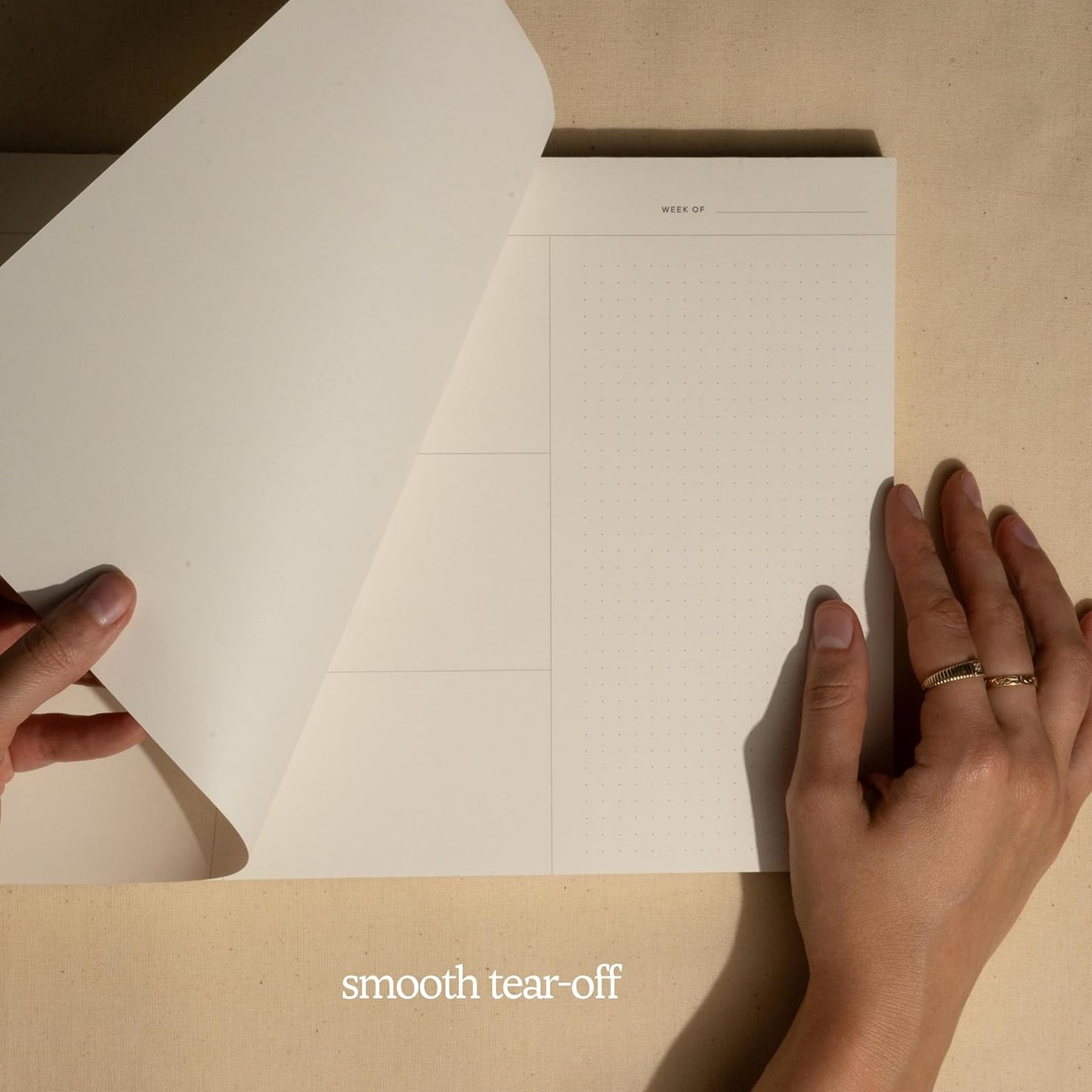 Daily and Weekly To-Do List Notepad – Desk Pad for Work and Study, Minimal, 11.7x8.3 Inches