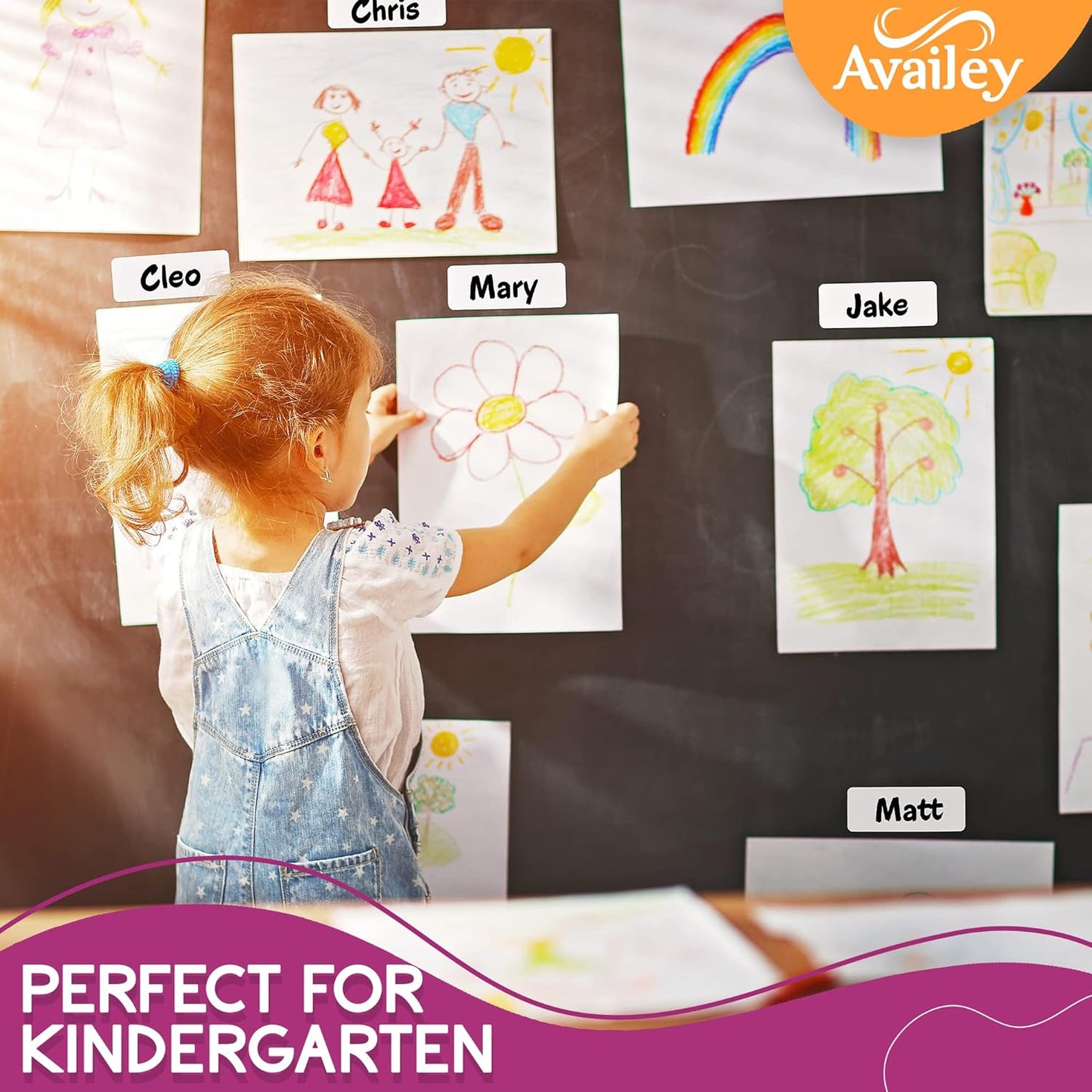 Availey 50 Pieces (3.2 x 1.2") - White Magnetic Dry Erase Labels - Reusable Strips for Classroom Home Office Garage Refrigerator Blank Writable Erasable Cards Name Tags Students Locker Shelf