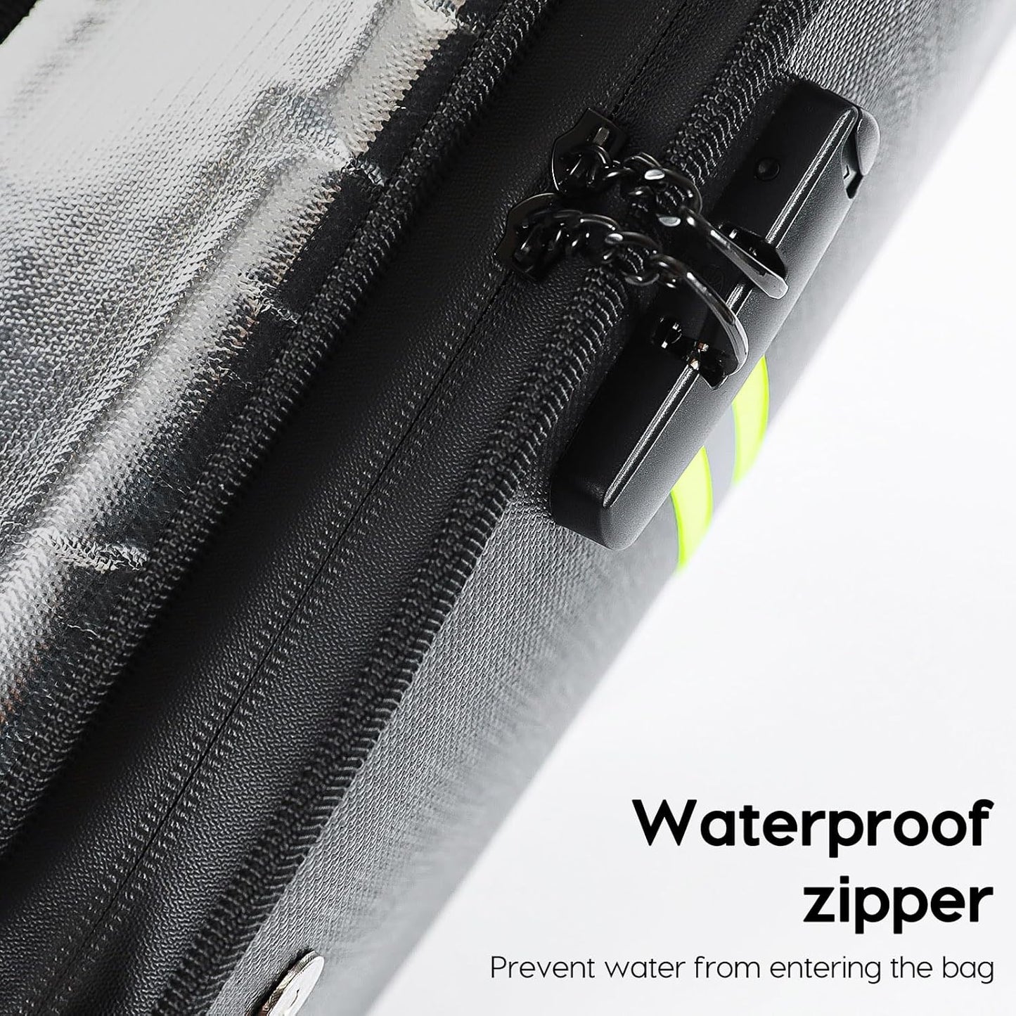 Fireproof Document Bag with Lock, Important Document Organizer for Home Safe, Waterproof Money Bag for Cash, Birth Certificate, Legal File, Passport