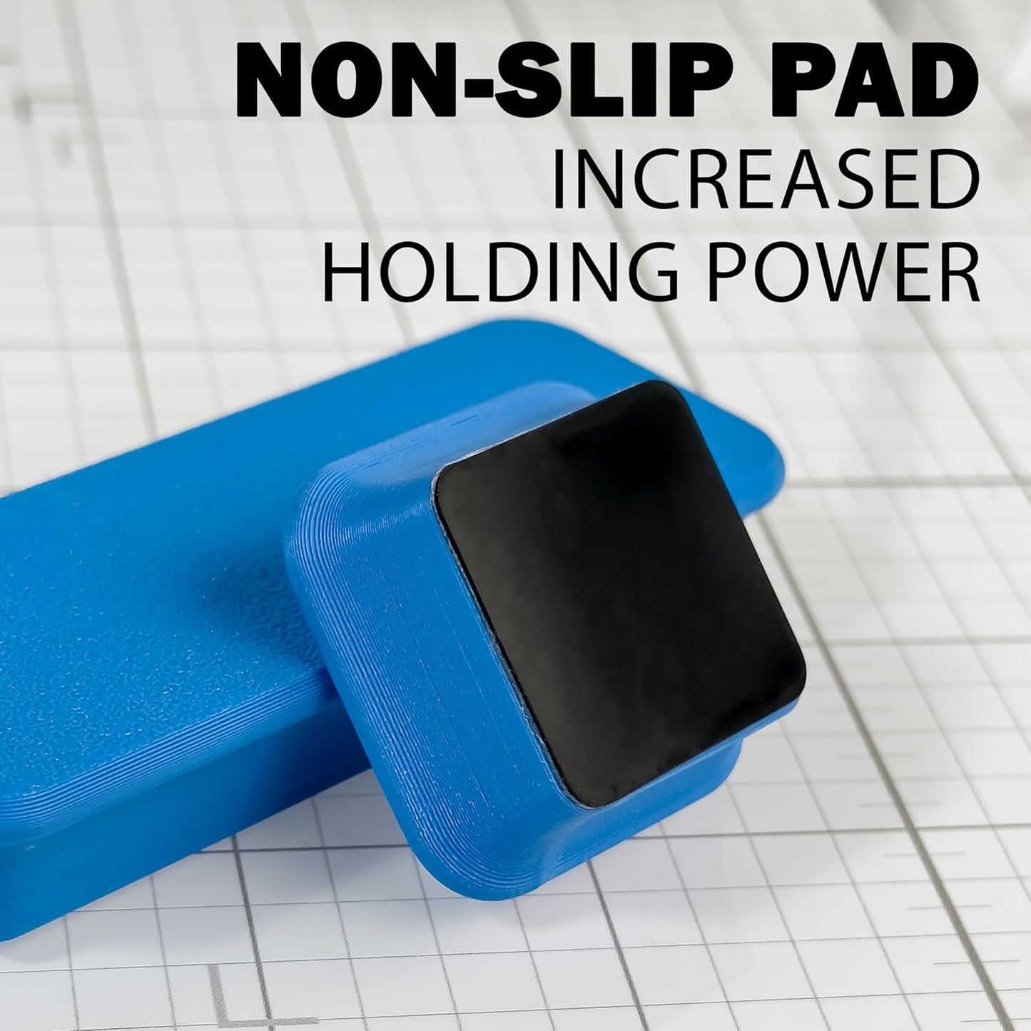 Glassboard Studio MiniBar Magnet - Strong Neodymium Rare Earth Magnets for Fridge, Whiteboard, Locker & Magnetic Glassboards - Crafting & Office Use - Strong Fridge Magnets (Seaside Teal Bar, 2)