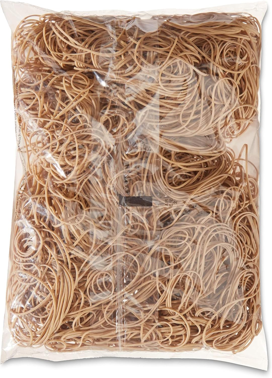 Amazon Basics Rubber Bands, Size 19 (3-1/2 x 1/16 Inch), 1250 Bands/1 lb. Pack, 3-Pack, Tan