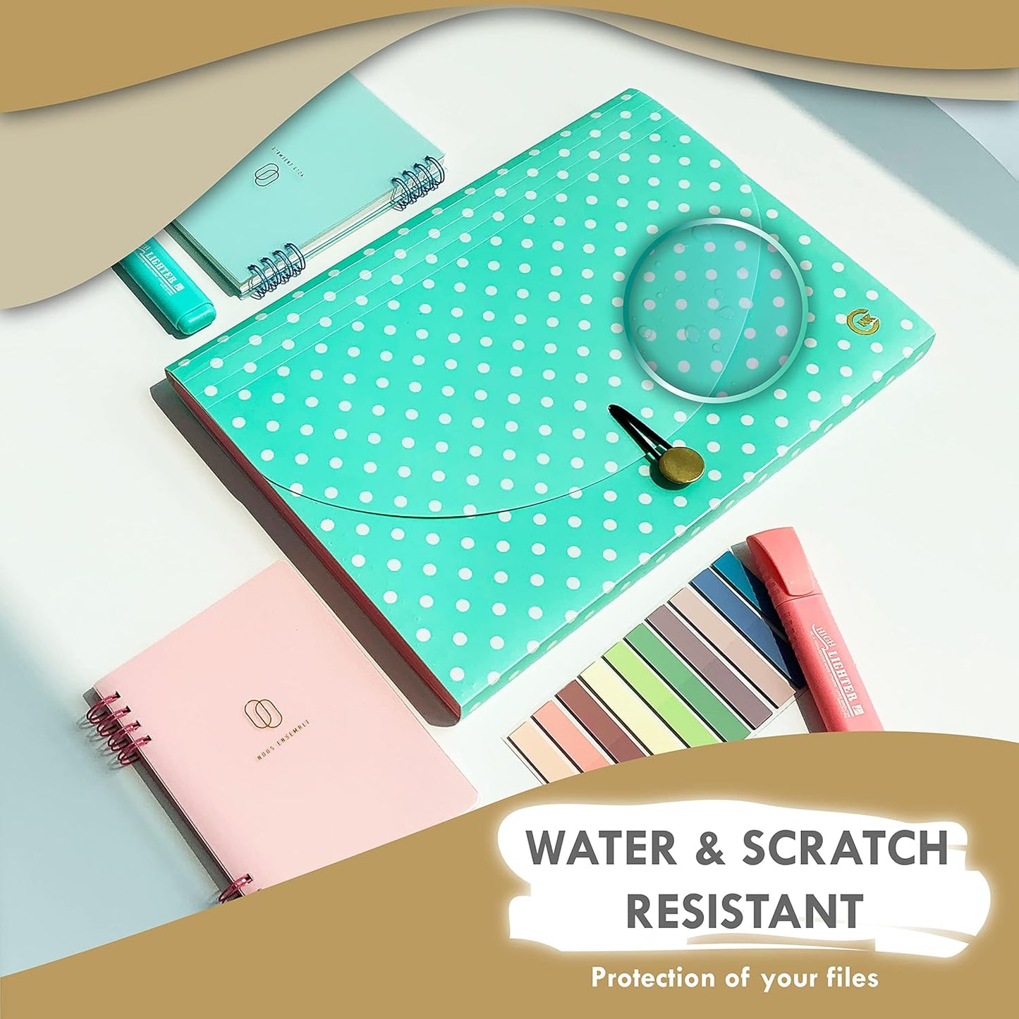 CNK File Folders Organizer with 13 Pockets Accordion Expanding Folder For Documents Receipt Document Paper Pocket Filing Products Accordian Important expandable holder files alphabetical Labels Letter