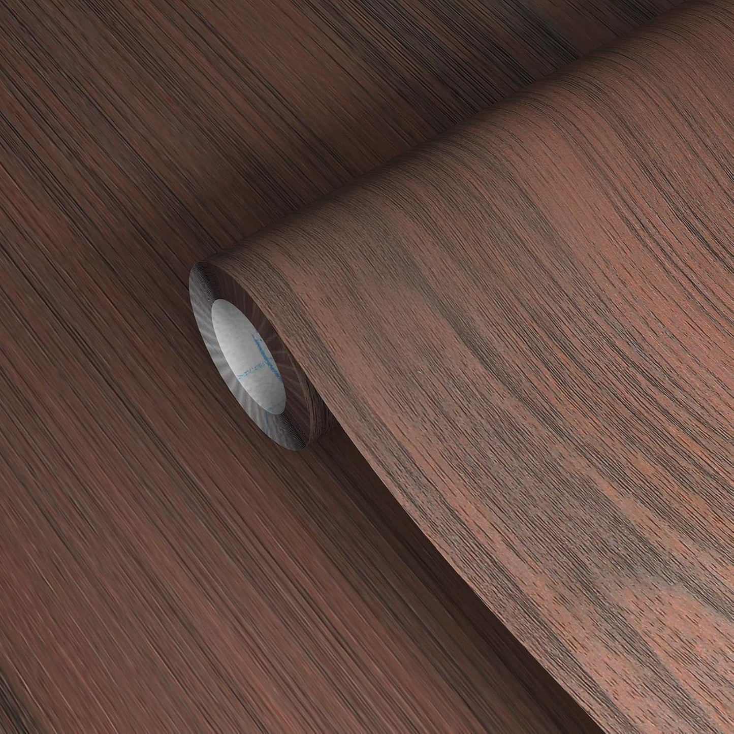 GSCIT Club Red Walnut Wallpaper, 15.7 inch X 15ft Self Adhesive Wood Grain Repair Tape Patch for Tables, Chairs, Baseboards, Doors, Windows, Floors, Handicraft DIY.