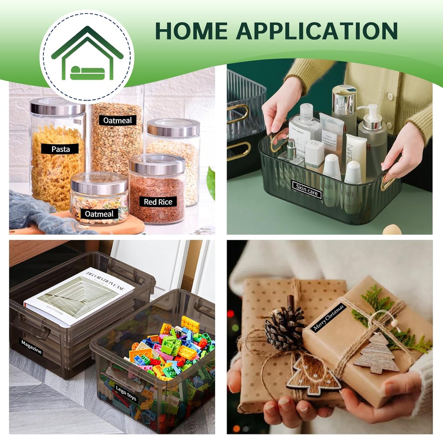 BOYEEZON 4Pack TZe-335 Label Tape Replacement for Brother P Touch TZe-335 Label Tape White on Black TZe TZ Tape 12mm 0.47 Laminated Black Label Maker Tape TZ-355 for Ptouch PTD210 PTD400 PTD410 PTD600