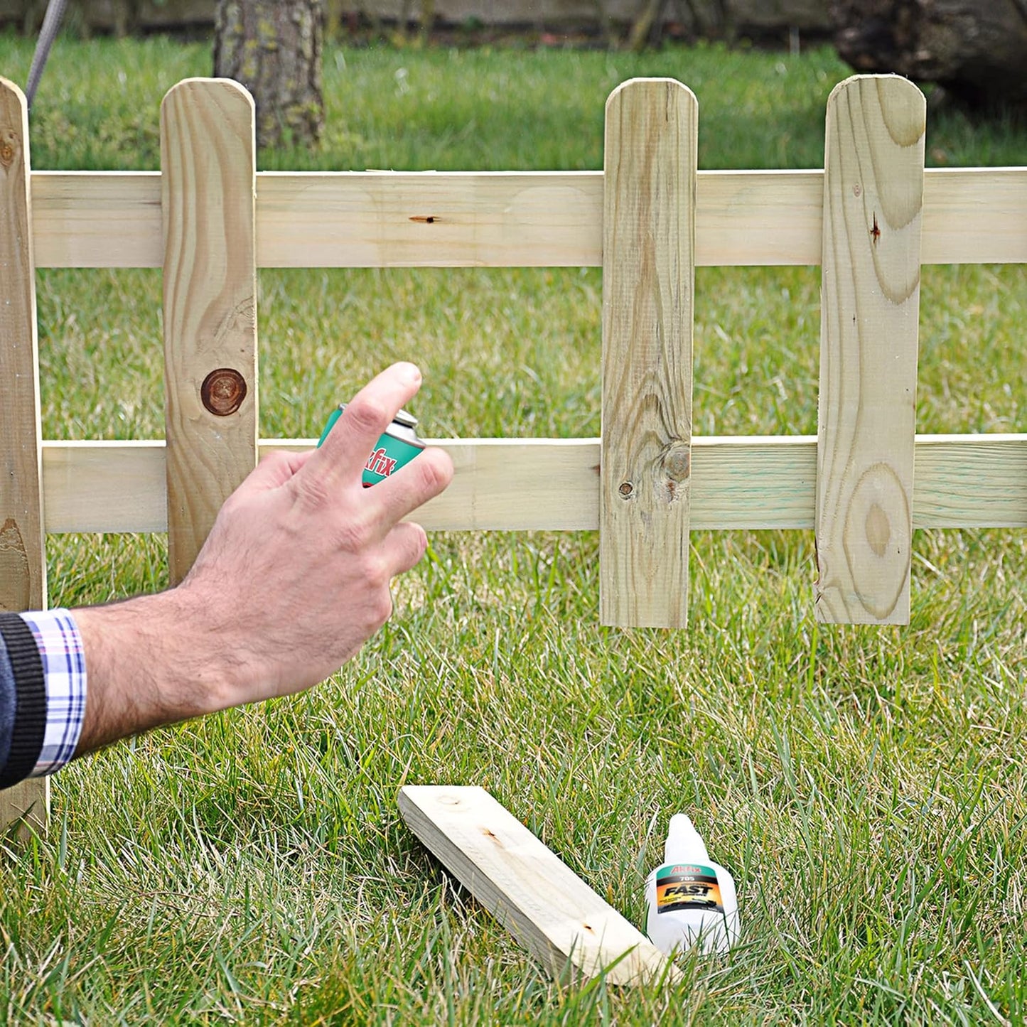 Akfix 705 Accelarator Spray, Activator for CA - Super Glues 400ml - 13.5 fl oz 2 Pack, Clear