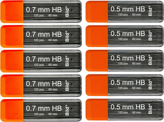 Bild Premium Mechanical Pencil Lead Refills (HB Mega Mix, 5&7)