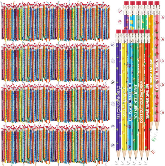 720 Pcs Scented Pencils Bulk for Kids Inspirational Motivational Cute Fun Fruit Wood Smelly Graphite Pencils with Erasers for School Classroom Office Students Girls Boys Gifts Supplies