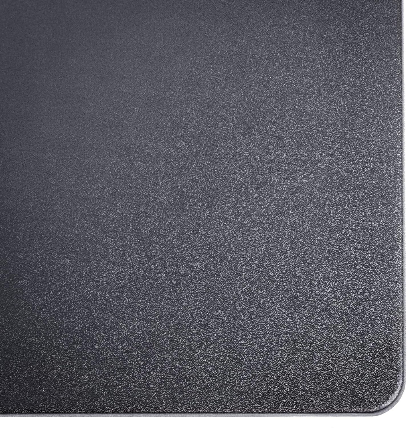 Dacasso Leatherette Conference Table Pad - Luxury Leather Desk Blotter for Writing - Padded Executive Desk Surface Protector - (Black, 34 x 20)