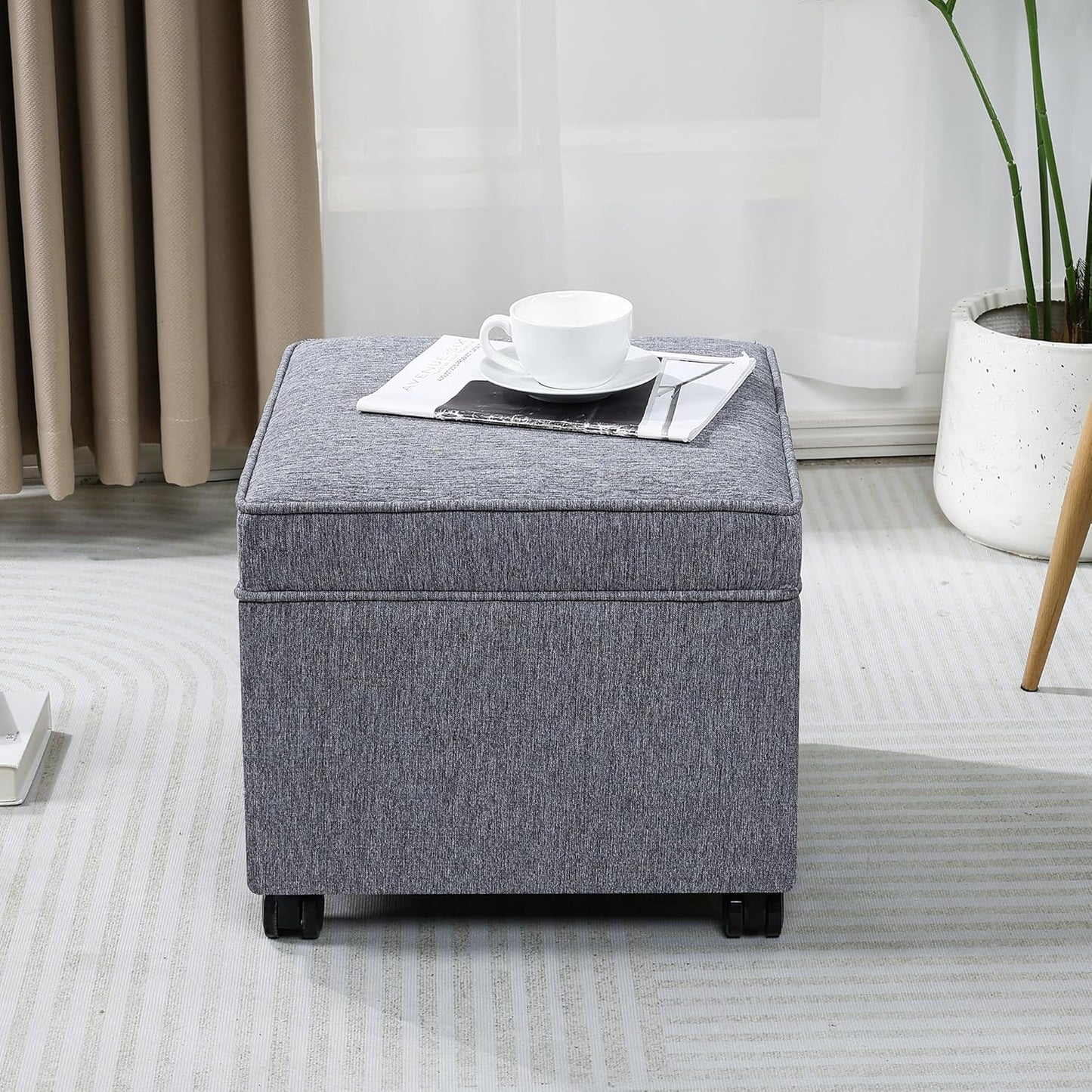 Adeco Storage Ottoman
